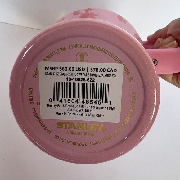 STANLEY X LOVESHACKFANCY 40oz Quencher Ibiza Sunset NEW w/Box Limited Edition - Picture 11 of 16